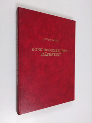 Jouko Halila : Konkurssioikeuden pääpiirteet