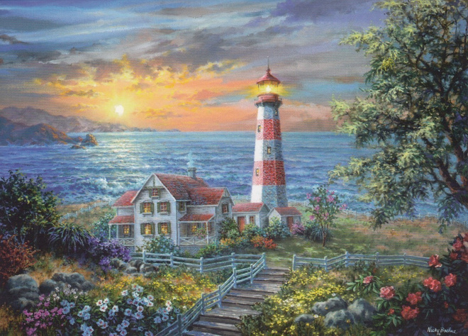 Nicky Boehme: Punavalkoinen majakka