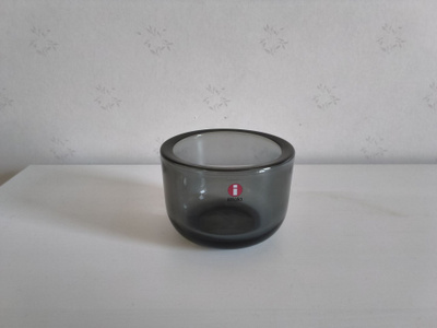 Kynttilälyhty VALKEA harmaa • Iittala / Harri Koskinen