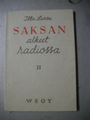 Ilta Larva. Saksan alkeet radiossa 2. (11.11)