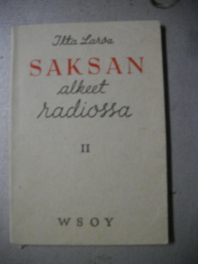 Ilta Larva. Saksan alkeet radiossa 2. (11.11)