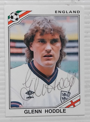 Glenn Hoddle Englanti signed