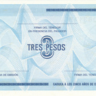 Cuba 3 Pesos 1991 P FX20 #157 - pikkukuva 2