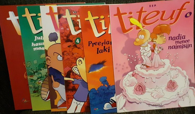Paketti Titeuf-sarjakuva-albumeita (6 kpl)