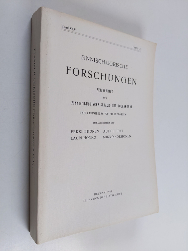 Finnisch-ugrische Forschungen : Zeitschrift fur finnisch-...