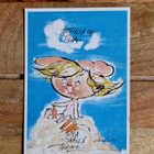 Huipulla on tilaa..mutta täällä tuulee vintage postikortti - pikkukuva 1
