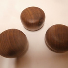 PUUESINE  12.  3 KPL VANHOJA MUNAKUPPEJA, TEAK - pikkukuva 4