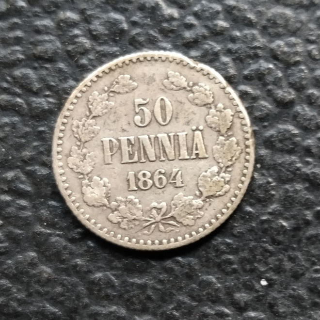 50 Penniä 1864