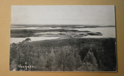 Sotkamo, Vuokatti, näköala harjulta, valokuvapk, kulk.