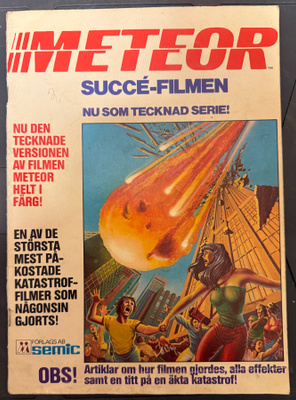 METEOR - RUOTSINKIELINEN METEOR ELOKUVAN SARJAKUVA