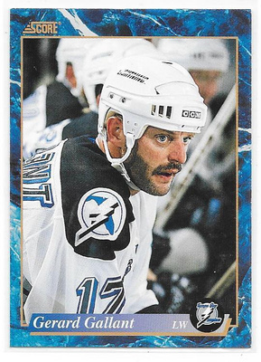 1993-94 Score #560 Gerard Gallant Tampa Bay Lightning Gooni