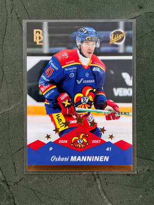 OSKARI MANNINEN JOKERIT BLUELINE GOLD /100