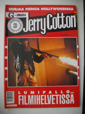Jerry Cotton 3/1993: Lumipallo filmihelvetissä (21.5)