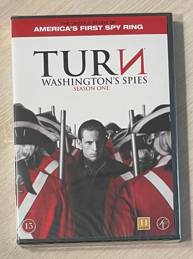 TURN - Washingtonin vakoojat: Kausi 1 (3DVD) *UUSI*