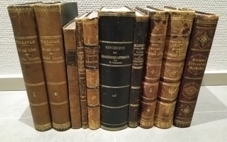 Komeat wanhat kirjat, 10 kpl (v. 1840)