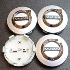Volvo vannekeskiöt – UUSIN TYYLI, 3D MERKKI, Hopea – 64mm - pikkukuva 3
