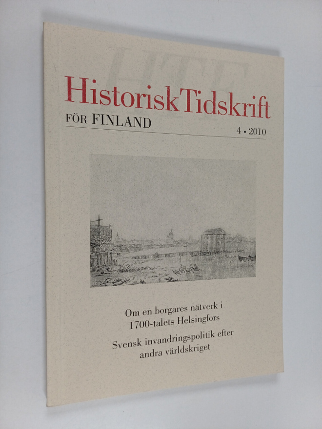 Charlotta Wolff : Historisk tidskrift för Finland 4/2010 ...