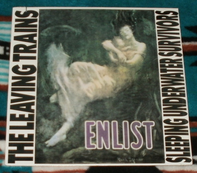 THE LEAVING TRAINS ~ Sleeping Underwater Survivors ~ LP MINT