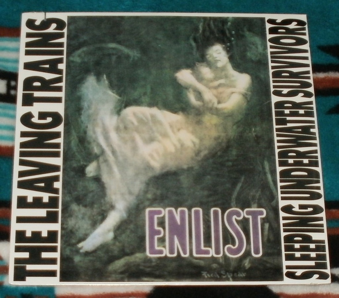 THE LEAVING TRAINS ~ Sleeping Underwater Survivors ~ LP MINT