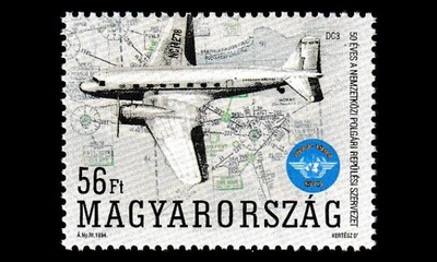 Unkari 4274 ** Siviili-ilmailujärjestö ICAO 50v (1994)