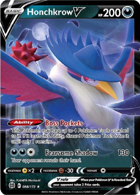 Honchkrow V 088/172 - Brilliant Stars - NM/M