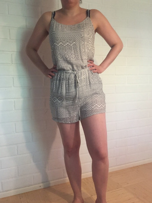 Twist&Tango harmaa/valkoinen kuviollinen shortsihaalari 36