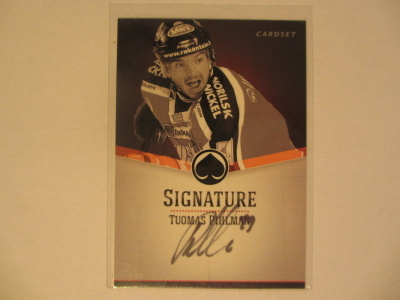 Tuomas Pihlman Signature Ässät Cardset 2012-13