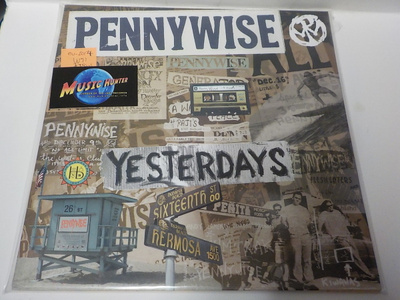 PENNYWISE - YESTERDAYS UUSI 2014 eu  LP