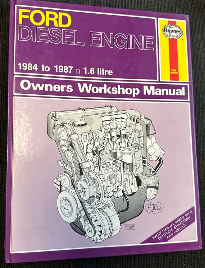 Haynes 1172 Ford Diesel engine 1984 - 1987 1.6 Litre opas