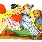 EAS 3141 - Juhlivat pienet lapset, nalle ja ilmapallo - pikkukuva 1