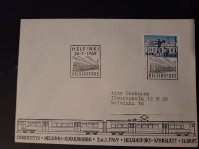 1969  Hki - Hki-Kirkkonummi radan sähköistys