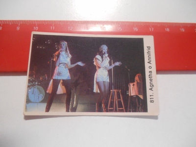 K11. Nya Popbilder purkkakuva # 811 Agnetha Annifrid ABBA