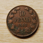 10 penniä 1905, Nikolai II - pikkukuva 1