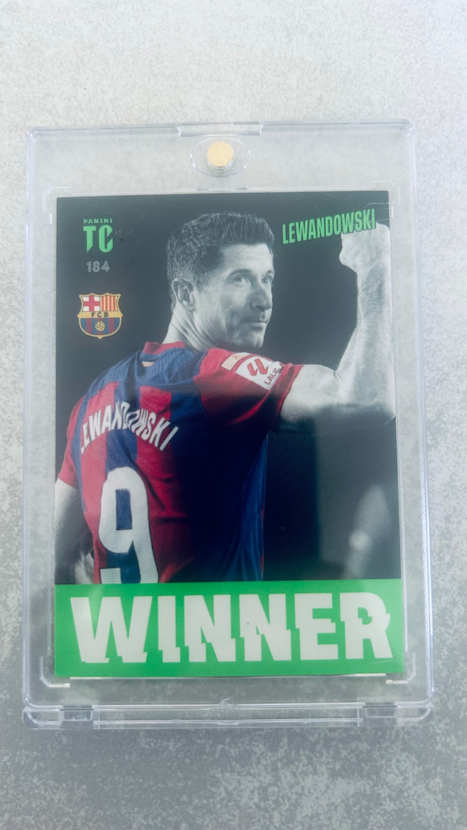 Panini Top Class 2024 #184 Robert Lewandowski Winner – FC Ba