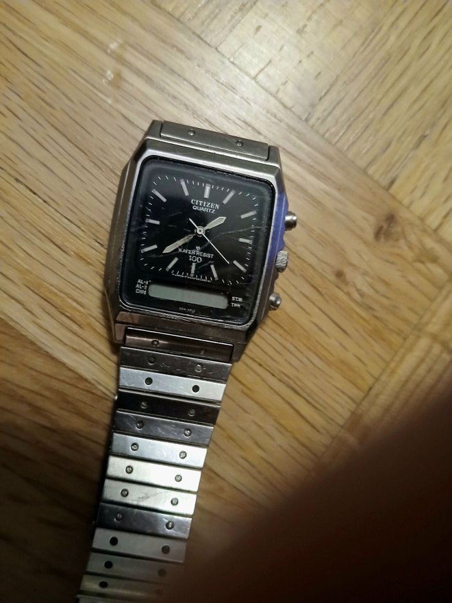 Citizen Ana-Digi miesten vintage kello