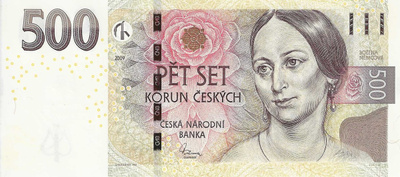 CZECH REPUBLIC 500 KORUN 2009. UNC