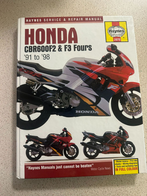 Haynes 2070 Honda CBR600F2 & F3 Fours 1991 -1998 korjausopas