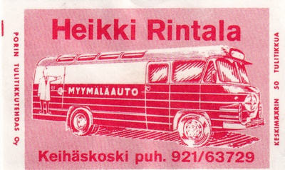 Keihäskoski, Heikki Rintala  . Myymäläauto,  s63