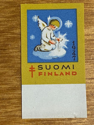 JOULUMERKKI 1947 ENKELI II HAMMASTAMATON**