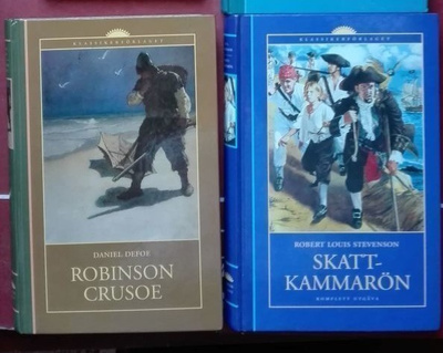 Robinson Crusoe/Varghunden/Skattkammarön