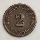 Saksa 2 Pfennig 1876B - pikkukuva 1
