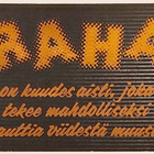 "RAHA on kuudes aisti...-KULKEMATON POSTIKORTTI - pikkukuva 1
