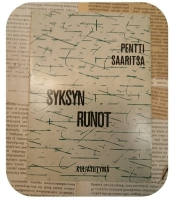 Pentti Saaritsa - Syksyn runot (nid.)