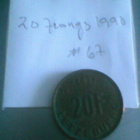 Luxemburg 20 frangs 1990, km#67 - pikkukuva 1