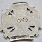 VANHA Merkki Ranneke JR10 JR 10 Hopeaa 1940 - pikkukuva 2