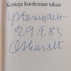Oskar Reponen : Kostaja kuoleman takaa (signeerattu, teki... - pikkukuva 3