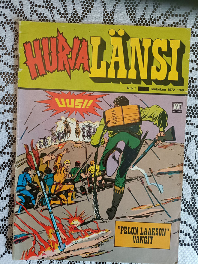 Hurja Länsi 1/72, ensimmäinen numero