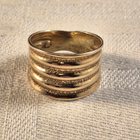 Kultasormus, 14K, 16,5 mm, 1,7 g - pikkukuva 1
