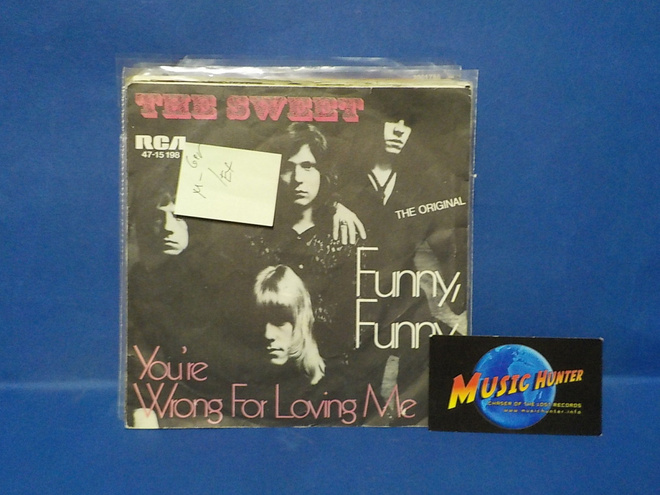 THE SWEET - FUNNY FUNNY M-/EX GER 7"