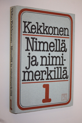Urho Kekkonen : Nimellä ja nimimerkillä 1